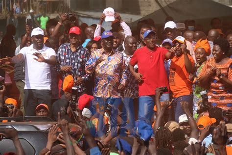 Photos Raila Brings Kamukunji To A Stand Still With Azimio Rally