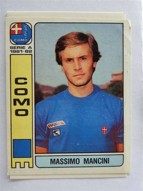 FIGURINA CALCIATORI PANINI 1981 82 COMO MANCINI N 121 OTTIMA DA