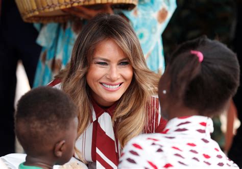 Us First Lady Melania Trump Arrives In Ghana On Solo African Trip