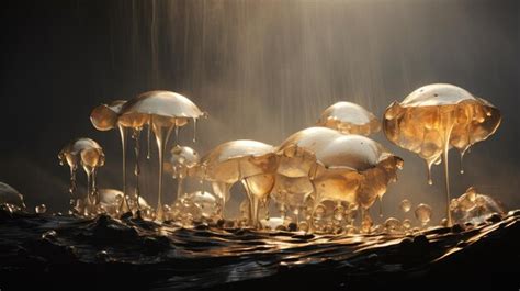 Premium AI Image | Mushroom scenery HD 8K wallpaper Stock Photographic ...