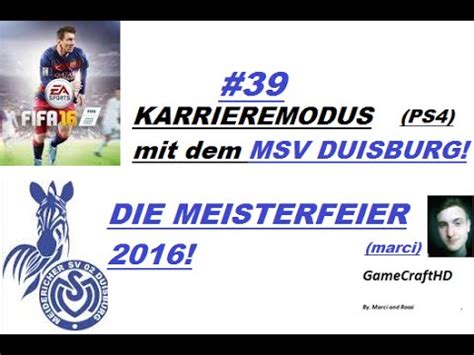 Let S Play Fifa Karrieremodus Msv Duisburg Fazit Der Meister