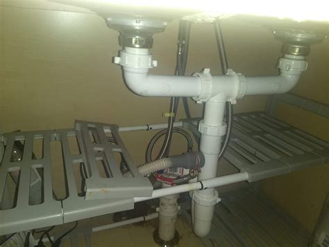 plumbing - Venting a double kitchen sink (converting from an S trap to a P trap with AAV in a ...