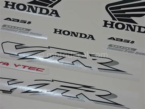 Honda Vfr V Tec Silver Decal Kit By Motodecal