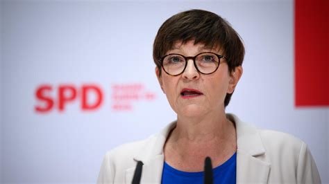 Neuwahlen Esken hält CDU Brandmauer zur AfD für brüchig