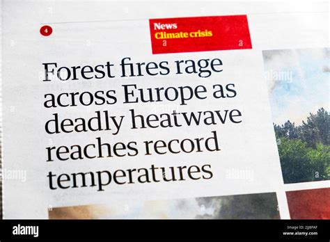 Forest Fires Rage Across Europe As Deadly Heatwave Reaches Record