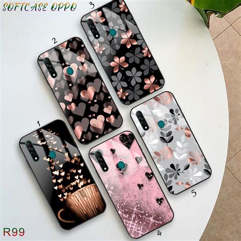 Jual R99 Case Kilau Softcase Acrylic OPPO A31 RENO 4 4F A52 92 A1K