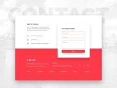 23 Contact Page Inspiration ideas | contact us page design, web design ...