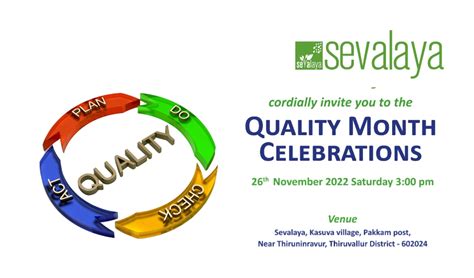 Quality Month Celebration 2022 Sevalaya