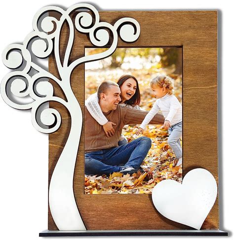 Cornice Albero Della Vita In Legno Portafoto Multiplo Love You Idea