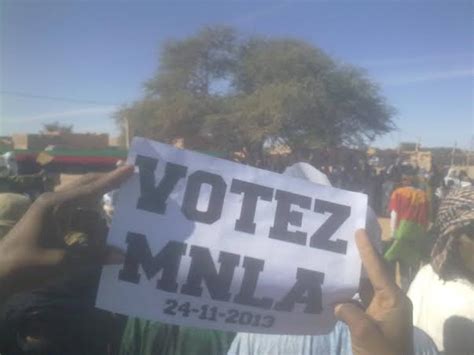 legislatives pendant  le mnla independantiste boycotte les