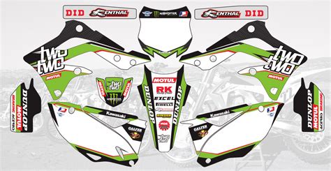 410 Mx Decals Stickers Graphics Kit For Kawasaki Kx450f Kxf450 2012