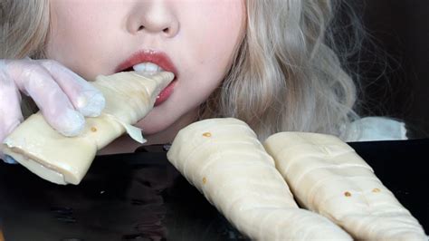 Asmr Eating 剝好的手剝筍鮮嫩多汁，清脆爽口！咯吱咯吱的清脆音好上頭~~【阿睡睡】 Youtube