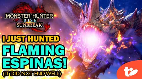 Hands On Flaming Out Against Flaming Espinas In Monster Hunter Rise