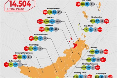 Kota Manado Masih Berstatus Zona Merah Penularan Covid Antara News