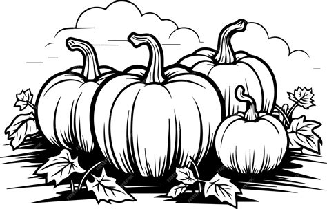 Premium Vector Free Vector Hand Drawn Halloween Pumpkin Silhouette