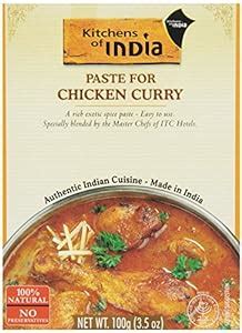 Kitchens Of India Curry Paste For Chicken Curry 3 5 Ounce Boxes Pack