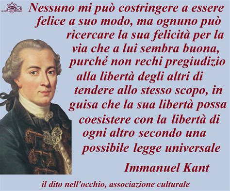 Immanuel Kant Il Dito Nellocchio