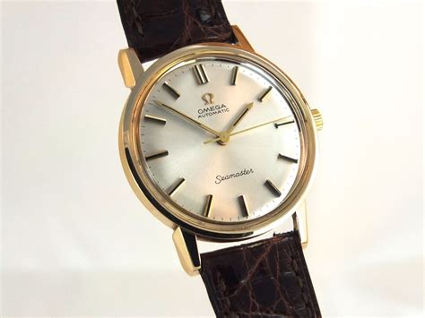 Omega Seamaster Automatic 9k 1965 Vintage Gold Watches