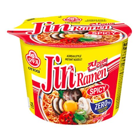 Buy Ottogi Jin Ramen Spicy Bowl 110g Korean Supermarket Online UK