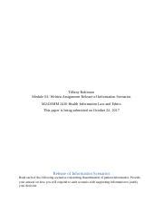 Trobinson Scenarios Docx Tiffany Robinson Module Written