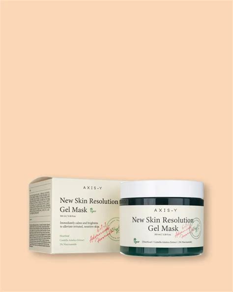 Axis Y Beruhigende Gel Maske F R Das Gesicht New Skin Resolution Gel