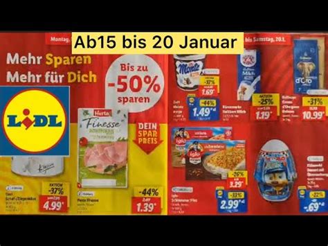 LIDL Werbung Prospekt und Aktionen gültig ab 15 Januar YouTube