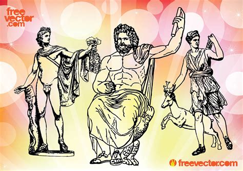 Greek Gods Vector Art And Graphics