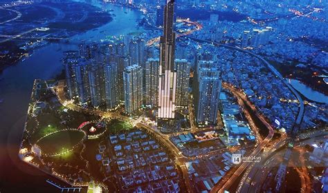 Landmark 81 Panorama The Tallest Building In Vietnam Right Before The