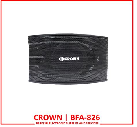 Crown BFA 826 BAFFLES WITH AMPLIFIER SET Lazada PH