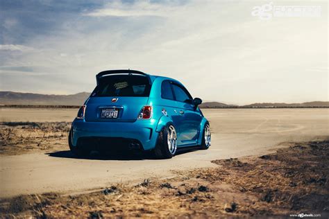 fiat, 500, Abarth, Cars, Modified, Blue Wallpapers HD / Desktop and ...