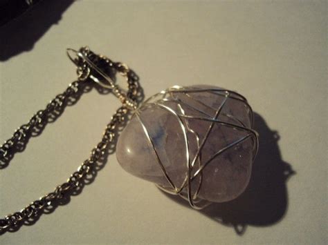 Rock Necklace How To Make A Wire Wrapped Pendant Wirework On Cut