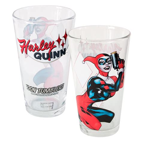 Harley Quinn Toon Tumbler Pint Glass Walmart