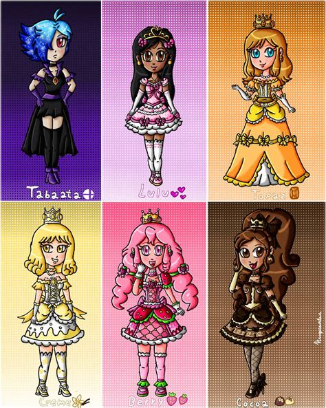 All My Ocs By Goddessprincesslulu On Deviantart