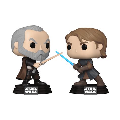 Buy Pop Count Dooku Vs Anakin Skywalker 2 Pack At Funko