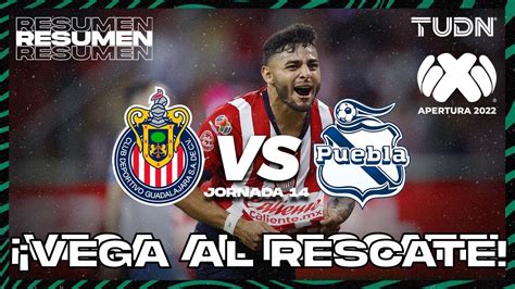 Resumen Y Gol Chivas Vs Puebla Liga Mx Apertura 22 J14 TUDN