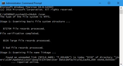 New Chkdsk Switches In Windows And Windows You May Not Know