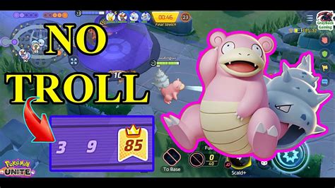 Pokemon Unite Khi Slowbro No Troll Th Ch C G Nh Team Youtube