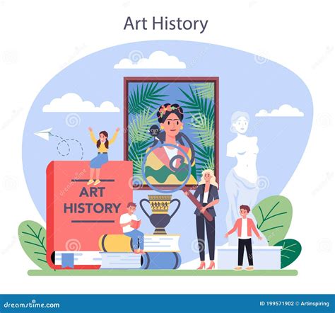 History Of Art School Education Student Studying Art History Stock