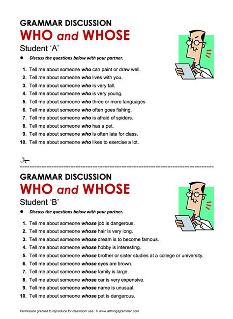 Relative Clause Free English Worksheets