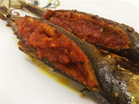 Ikan Cencaru Sumbat Sambal - Ikan Cencaru Sumbat Sambal Stuffed Fish ...