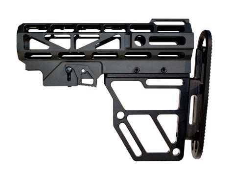 Presma Aluminum Skeletonized Buttstock For Mil Spec Adjustable Tubes