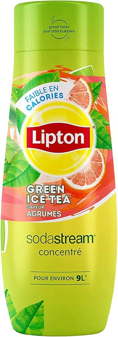 Sodastream Lipton Green Ice Tea Citrussmaakconcentraat Ml Groen