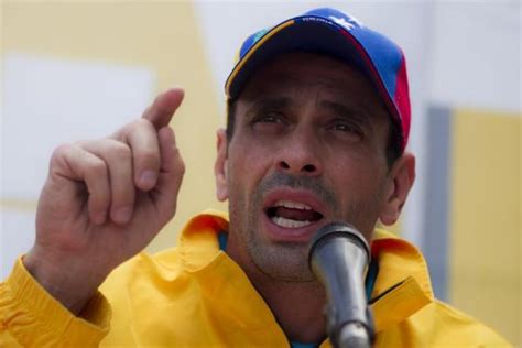 Capriles Cree Que él Y López Deberían Ser Las Primeras Opciones Para Dirigir Venezuela La