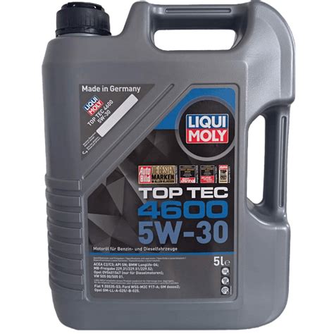 Oleo Liqui Moly Top Tec 4600 5w30 5l