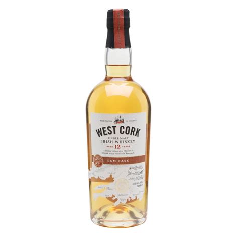 West Cork Years Old Rum Cask Finish Irish Whiskey