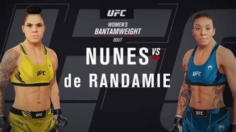 Amanda Nunes Vs Germain De Randamie Ufc Youtube