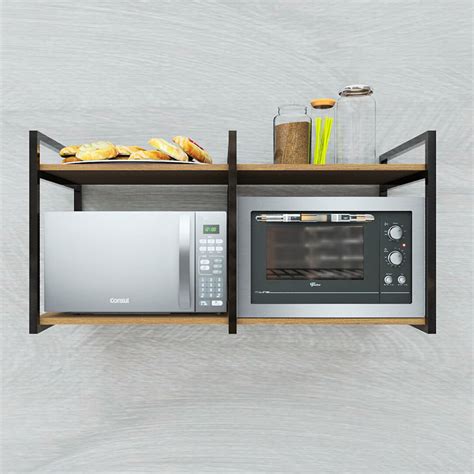 Prateleira Industrial Nicho Para Micro ondas E Forno Ergo Móveis os