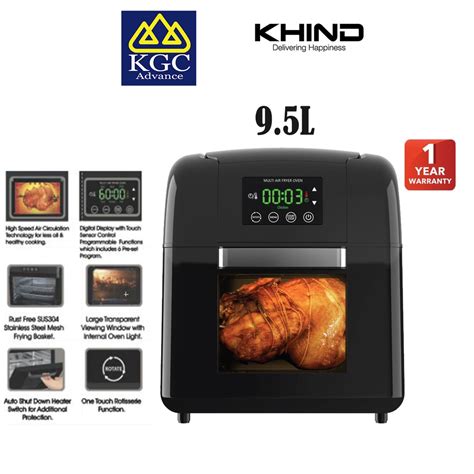 Khind Multi Air Fryer Oven Arf Shopee Malaysia