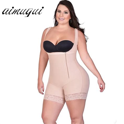 Buy Plus Size Sexy Women Shapewear Bodysuit Modeling