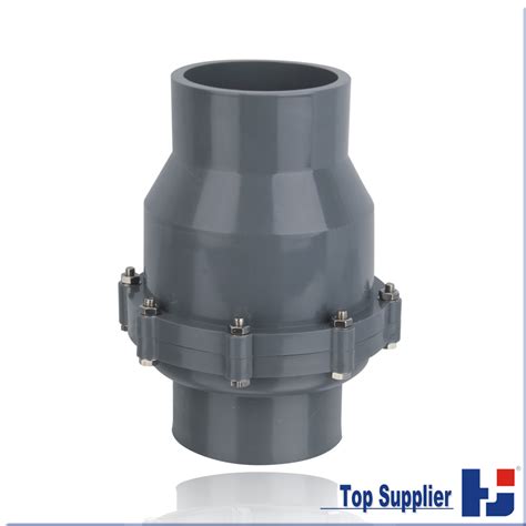 High Quality Plastic Flange Check Valve Pvc Swing Check Valve Upvc